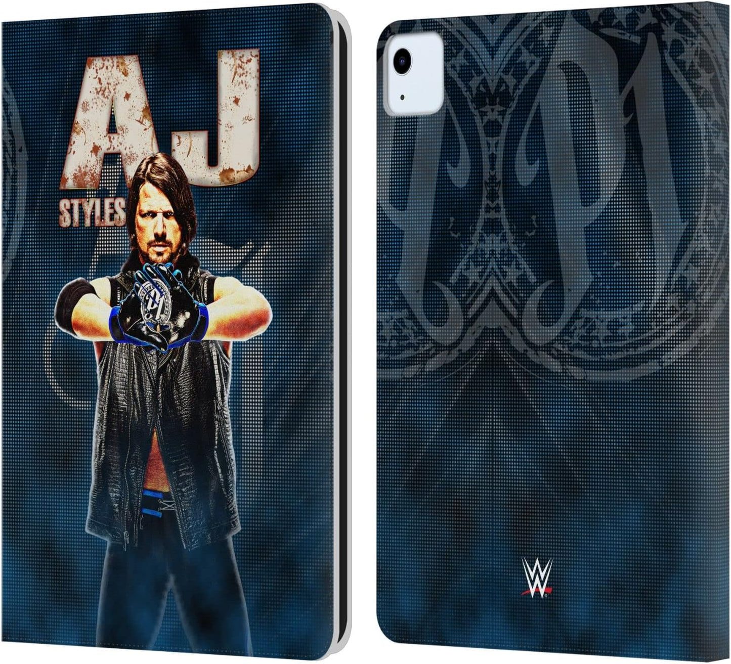 WWE AJ Styles Leather Wallet Case for iPad Air 11 2020/2022/2024