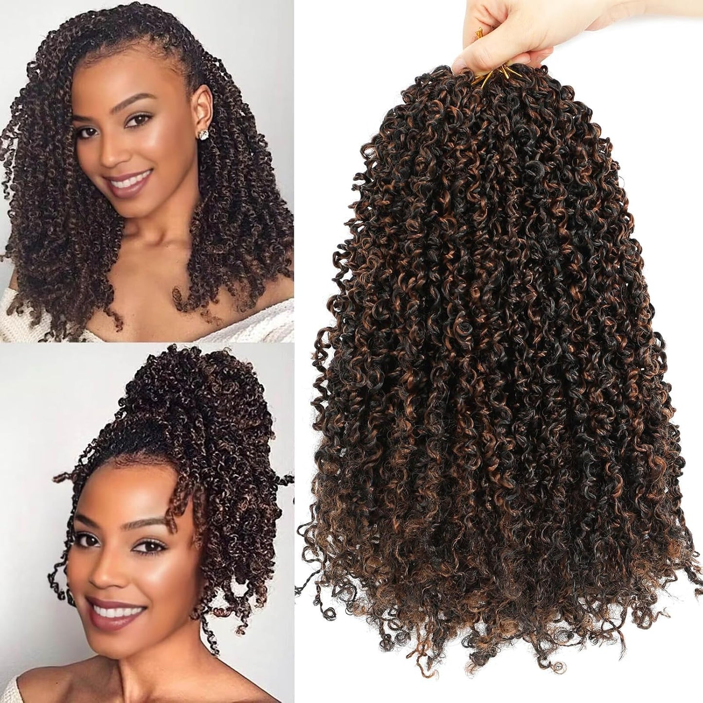Aksice Pre-looped Yanky Twist Crochet Hair for Stylish Looks