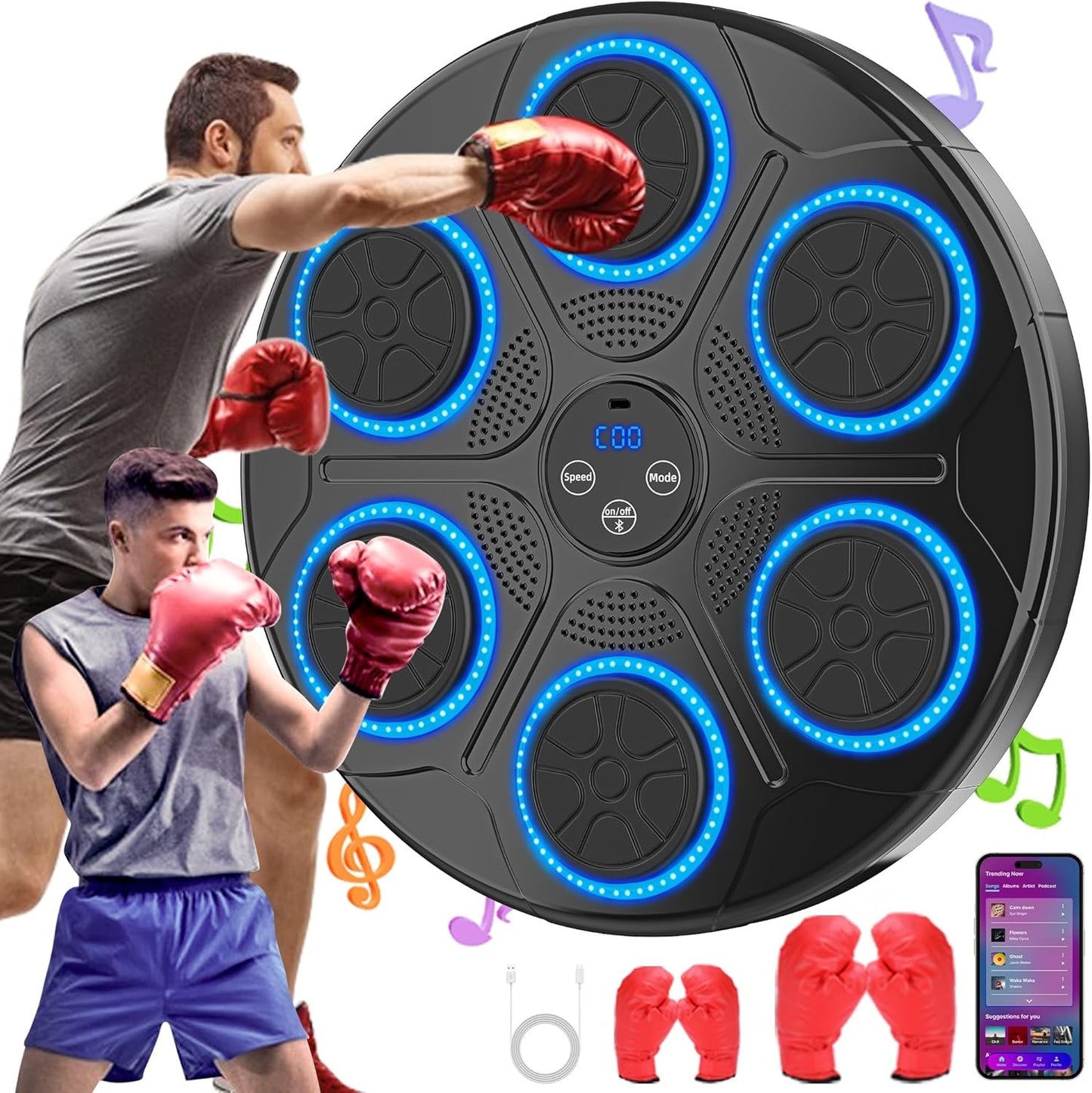 Smart Bluetooth Boxing Machine - Home Gym Target Training
