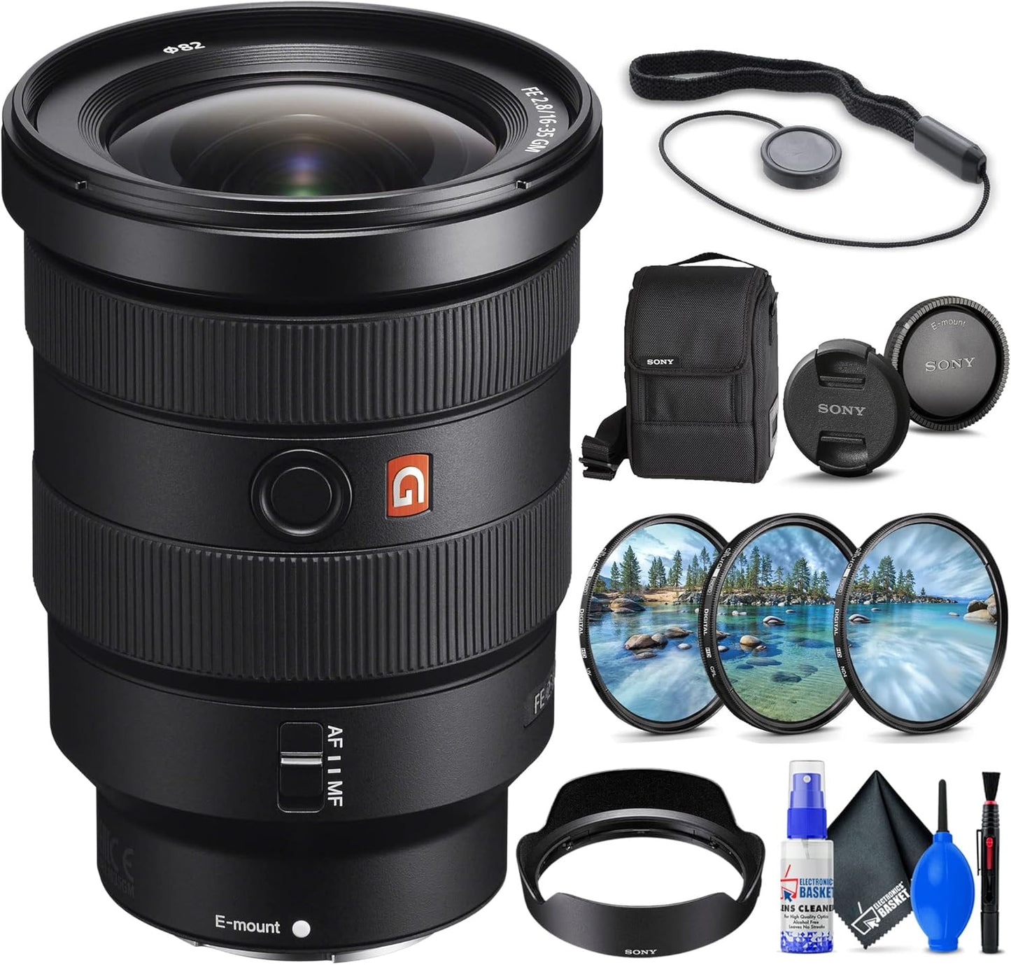 Sony FE 16-35mm f/2.8 GM Lens with Essential Accessories