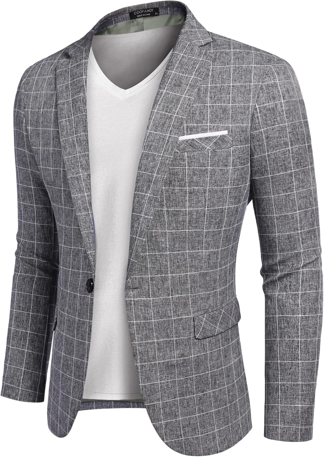 COOFANDY Men's Slim Fit Blazer for Casual and Formal Wear