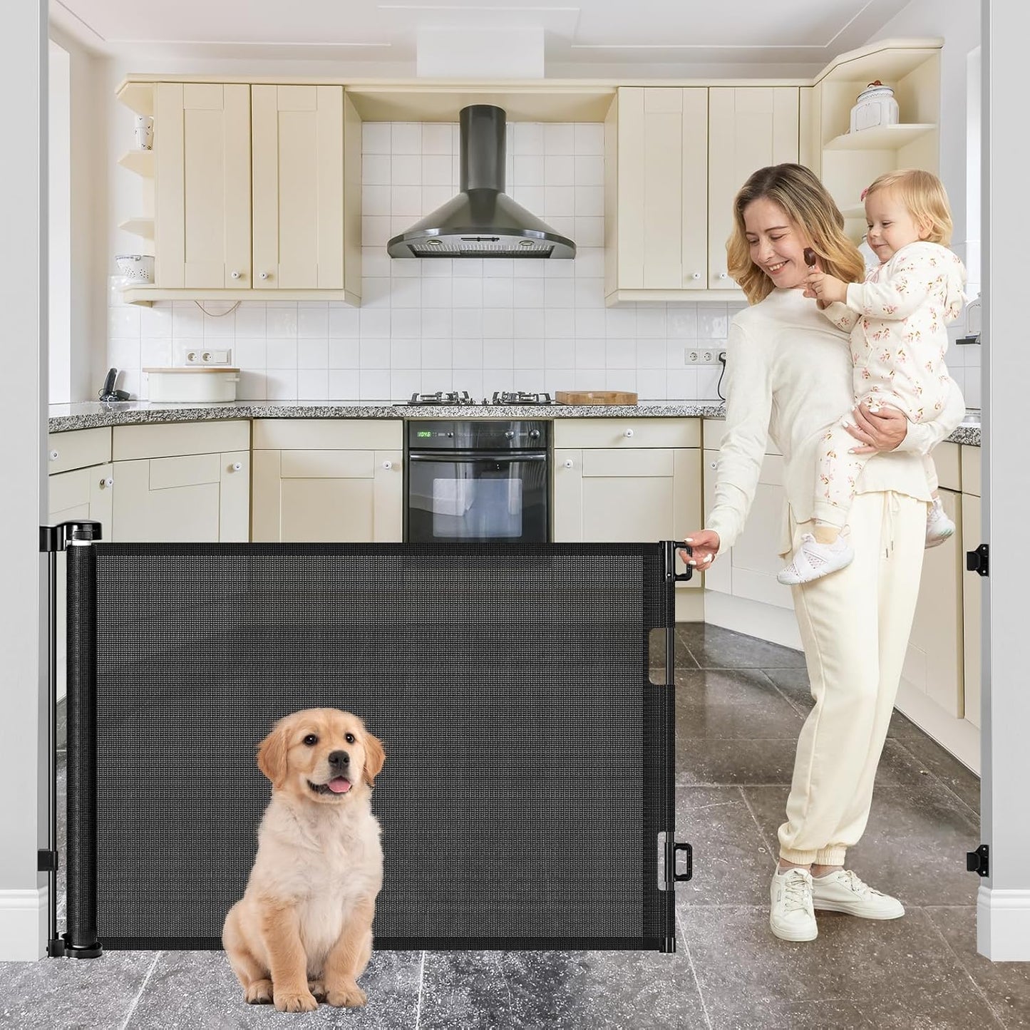 Retractable Baby Gates for Doorways and Pet Safety at Home