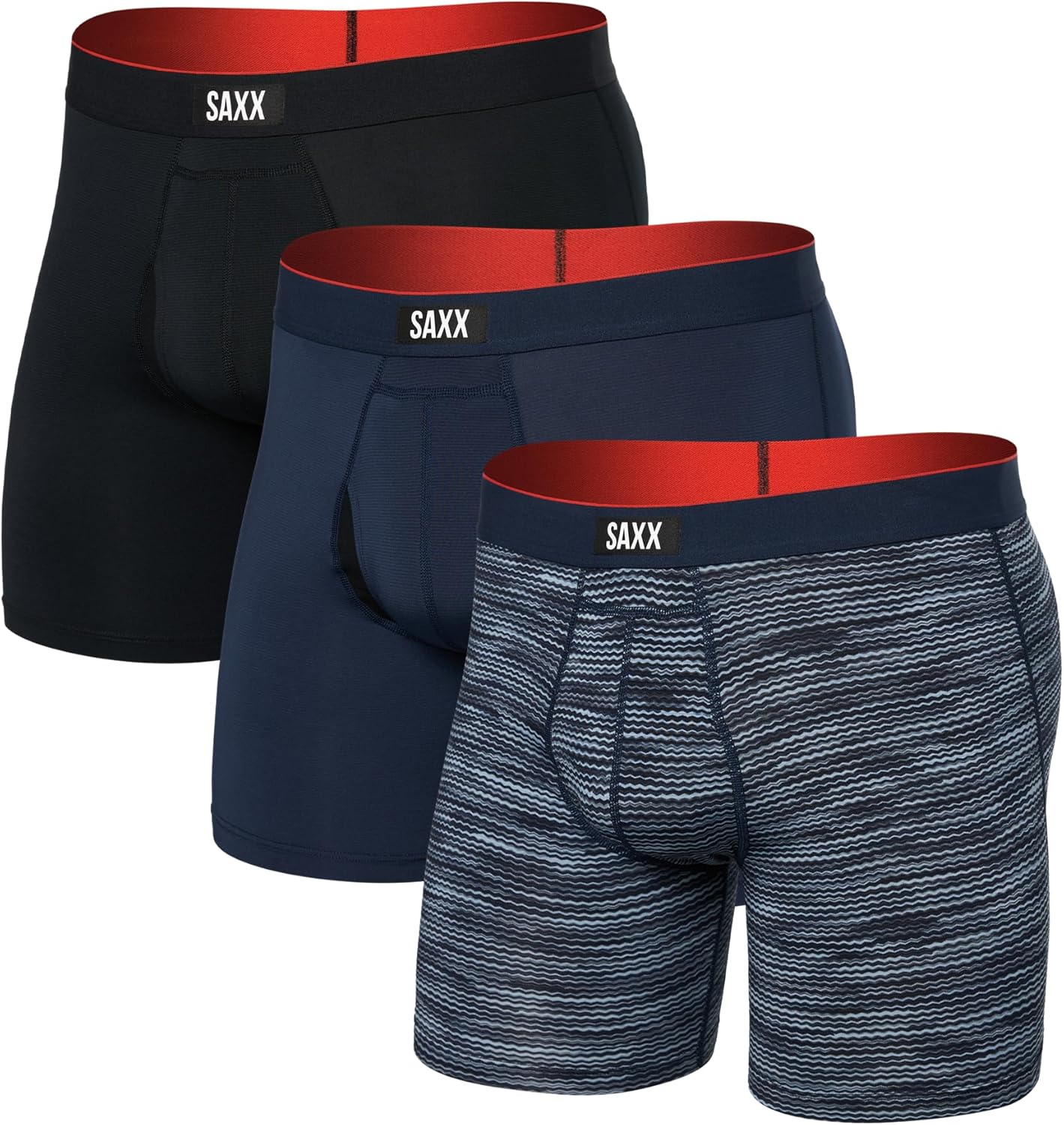 SAXX Men's Underwear Multi Sport Mesh Boxer Brief Fly 3Pk Review