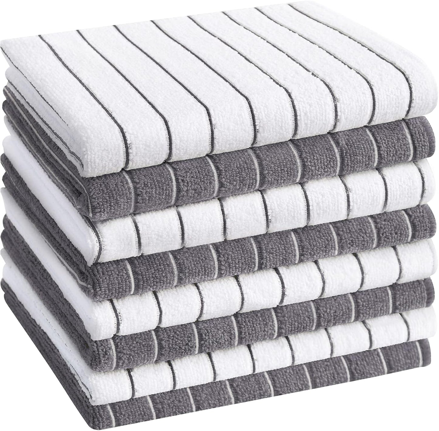 Super Soft Microfiber Dish Towels - Pack of 8