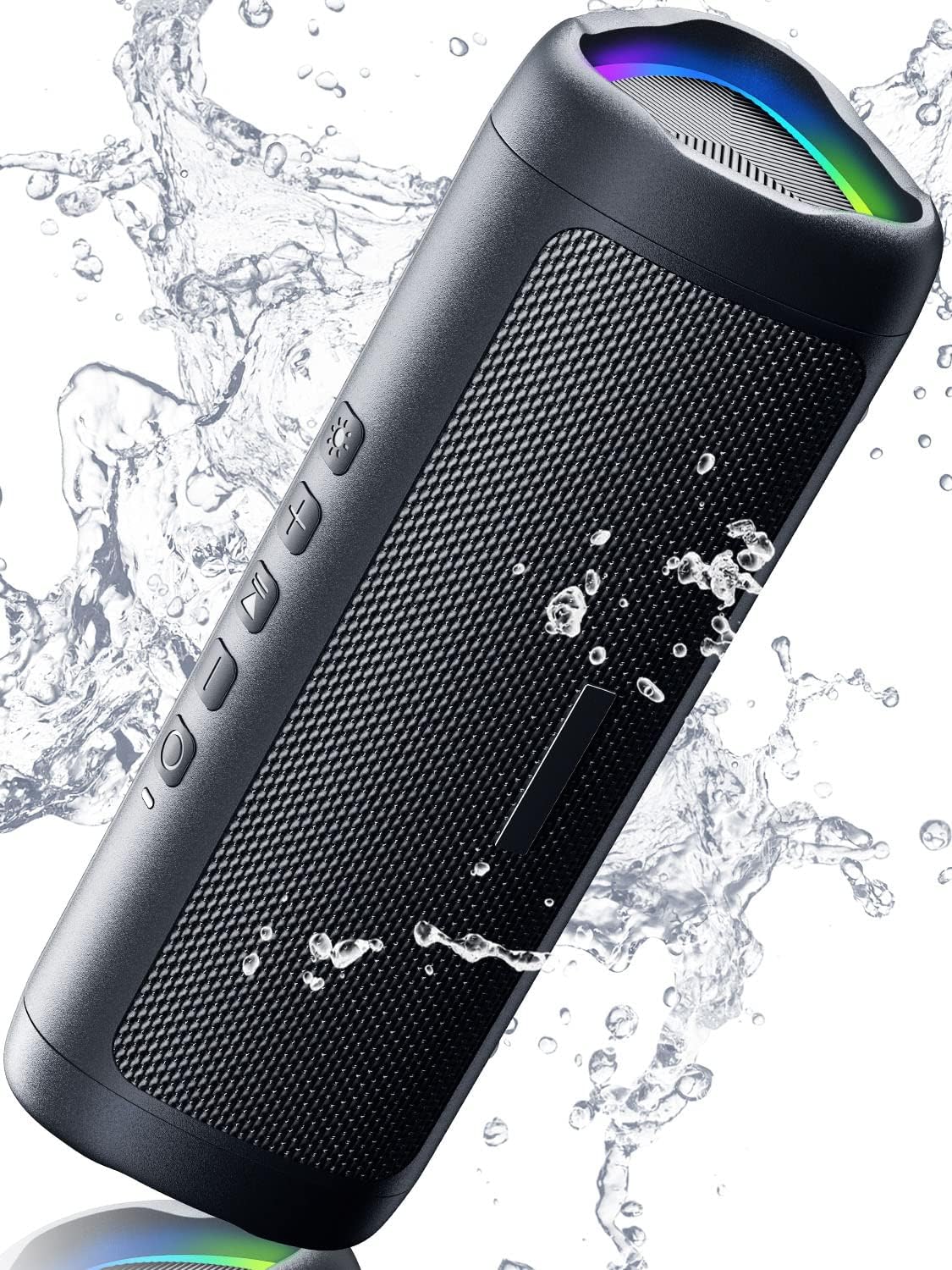 Portable Waterproof Bluetooth Speaker - 20H Playtime, TWS Pairing, BT5.3