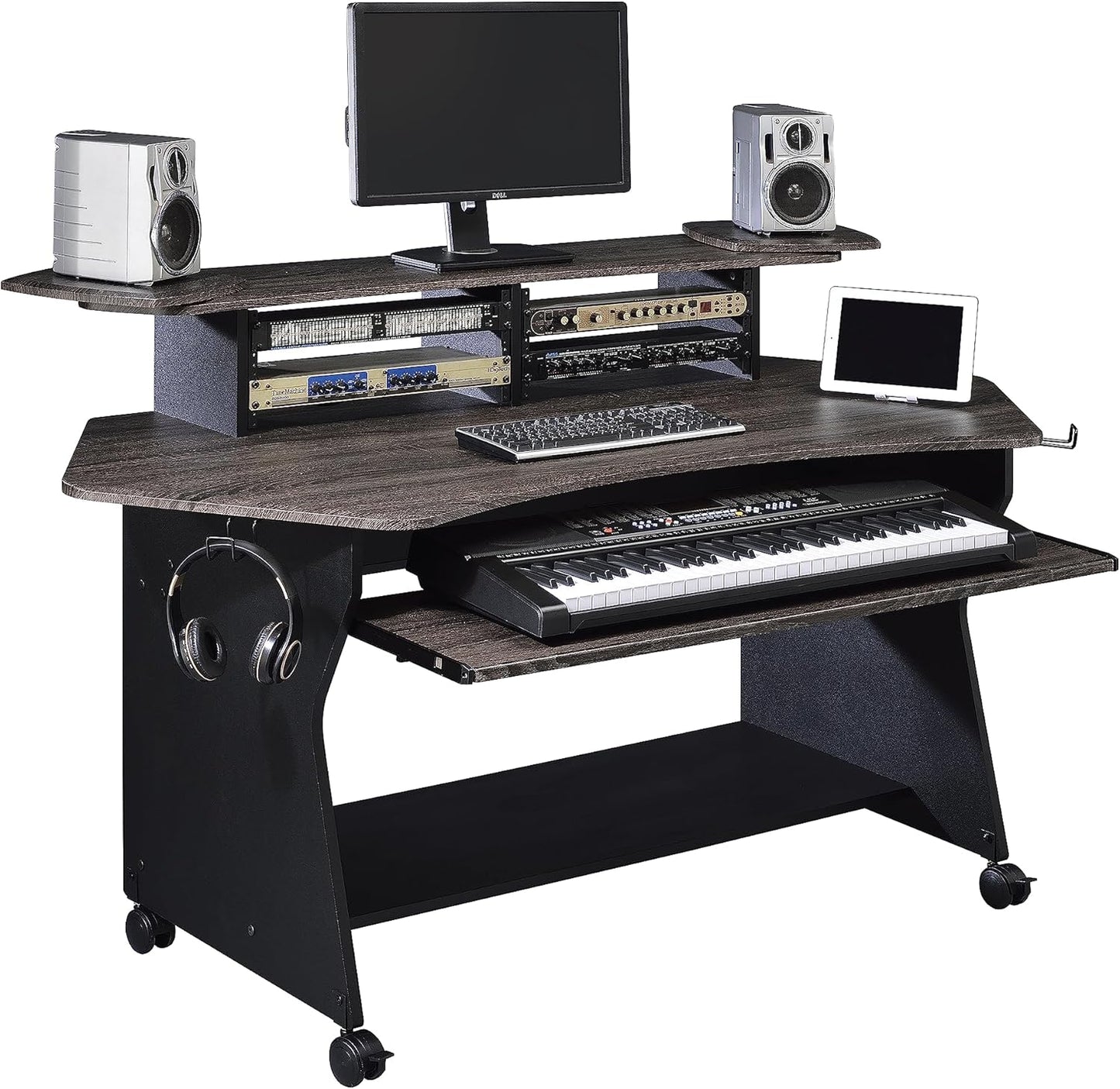 IM100 Series Music Studio Desk Workstation with 4U Rack Design