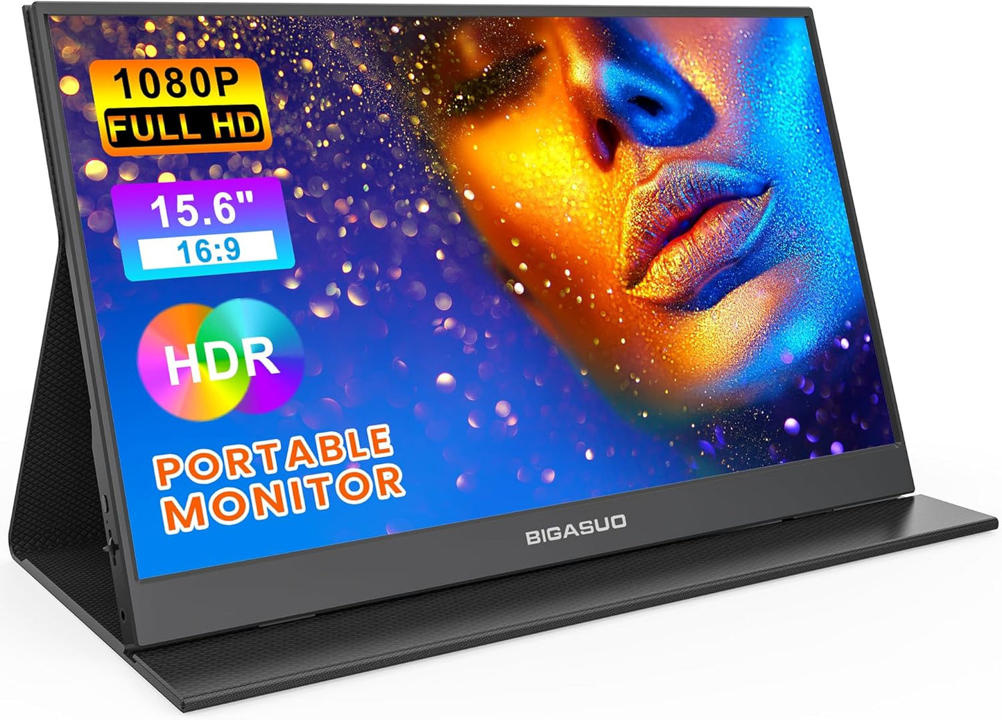 Portable 15.6'' FHD Monitor - Ultimate Versatility!
