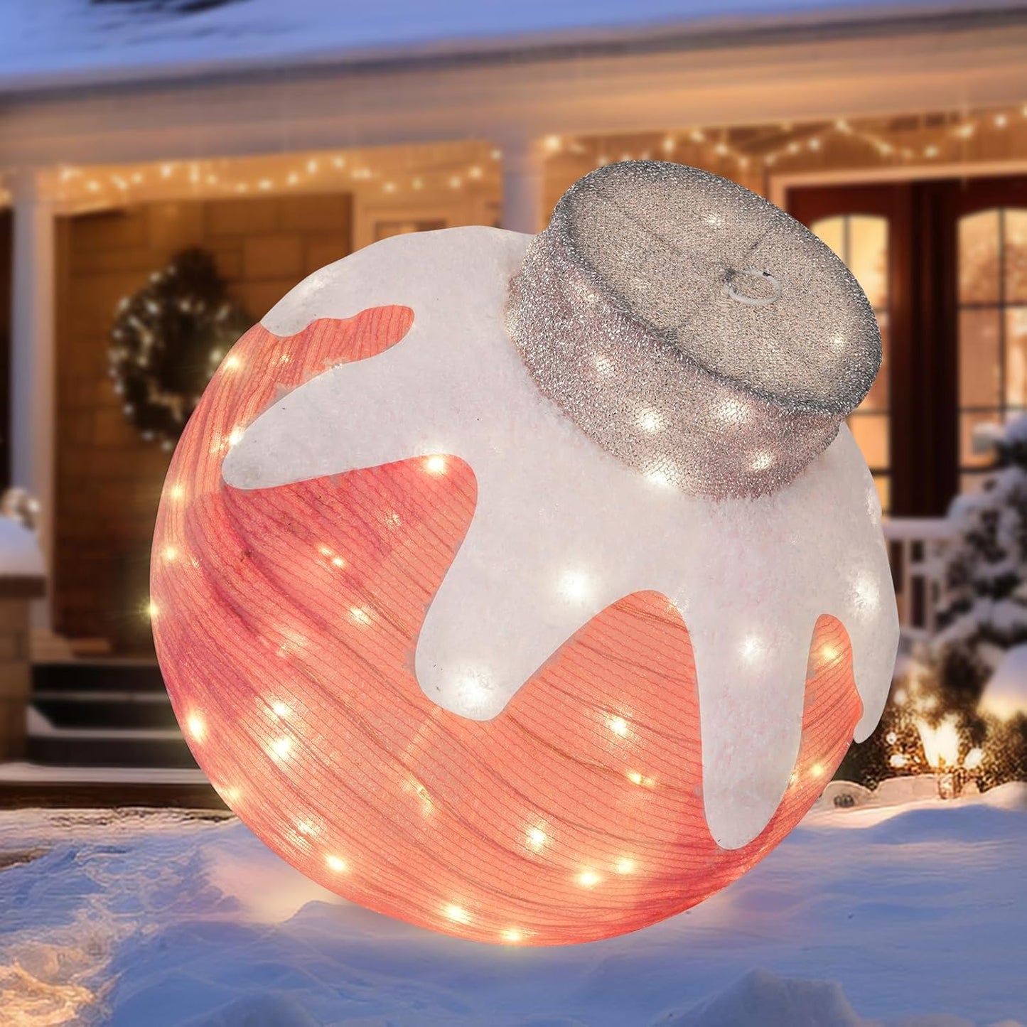 Lighted Outdoor Christmas Ornaments for Festive Holiday Decor