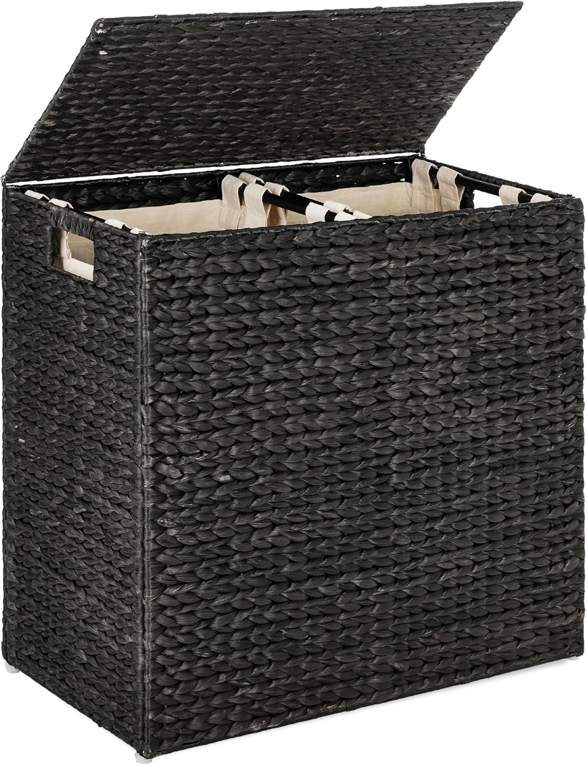 Best Choice Products Large Double Laundry Hamper with Lid