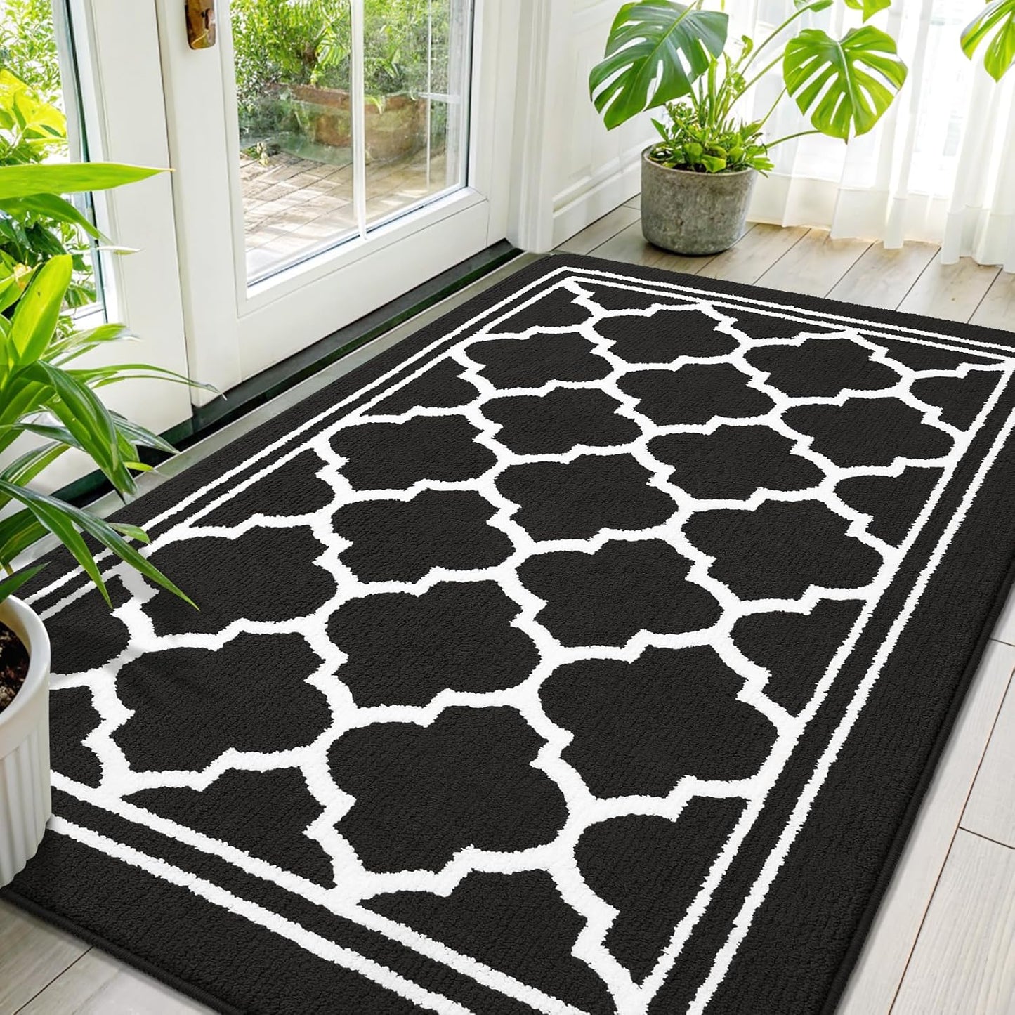 Buganda Large Indoor Door Mat for Dirt-Resistant Entryways