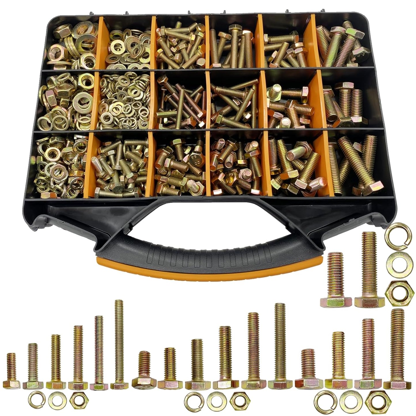 900pcs Metric Bolt Assortment Set for Heavy Duty Applications