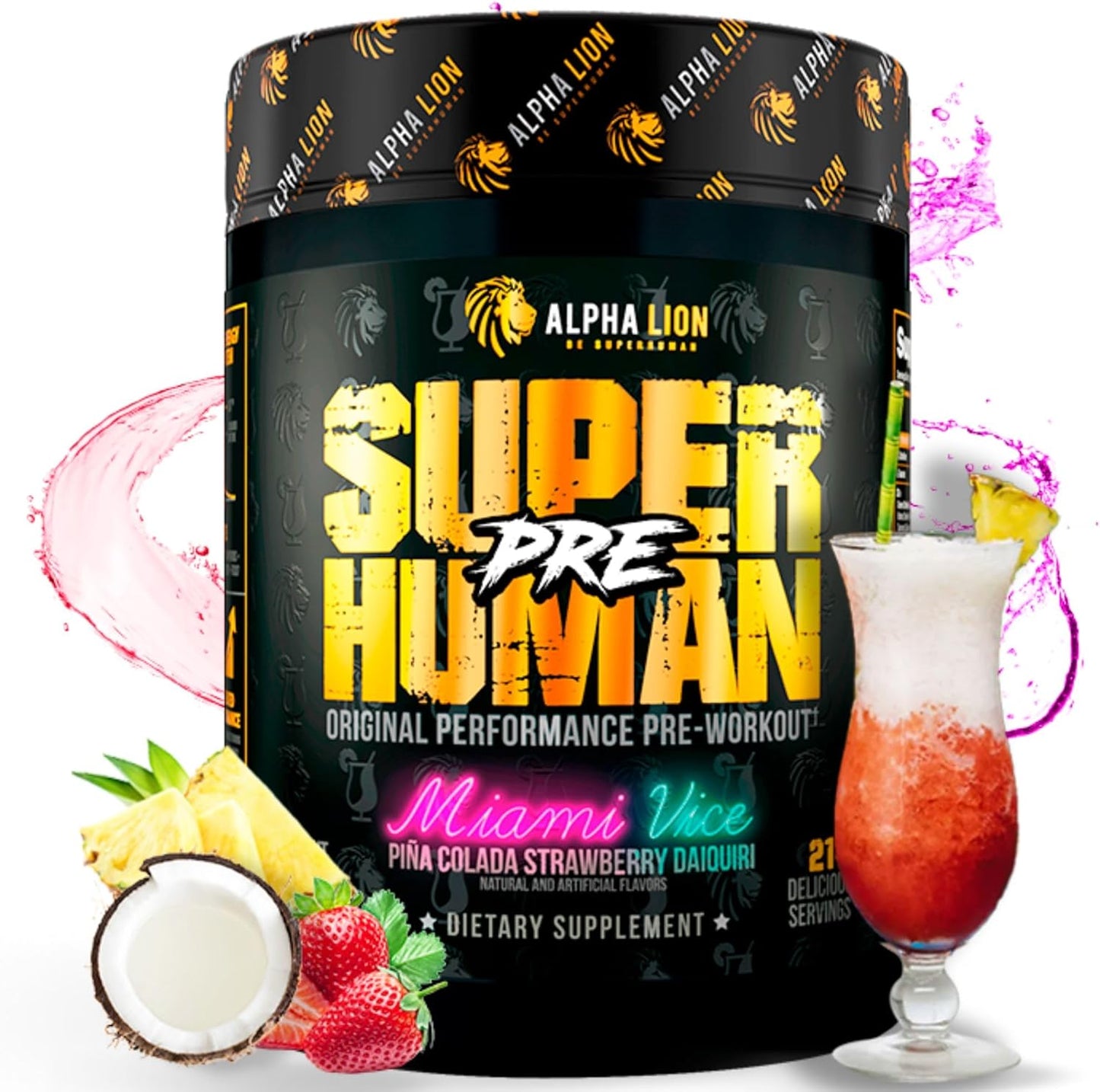 Superhuman Pre Workout Powder for Energy, Focus & Pump