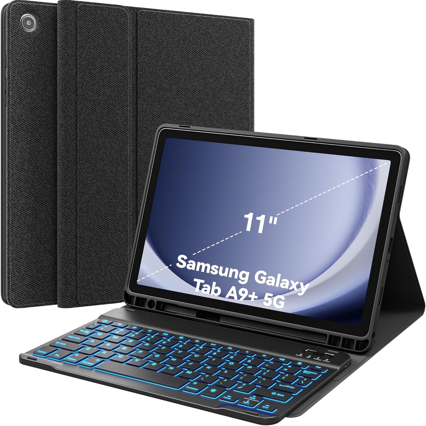 CHESONA Keyboard Case for Samsung Galaxy Tab A9 Plus 11 inch