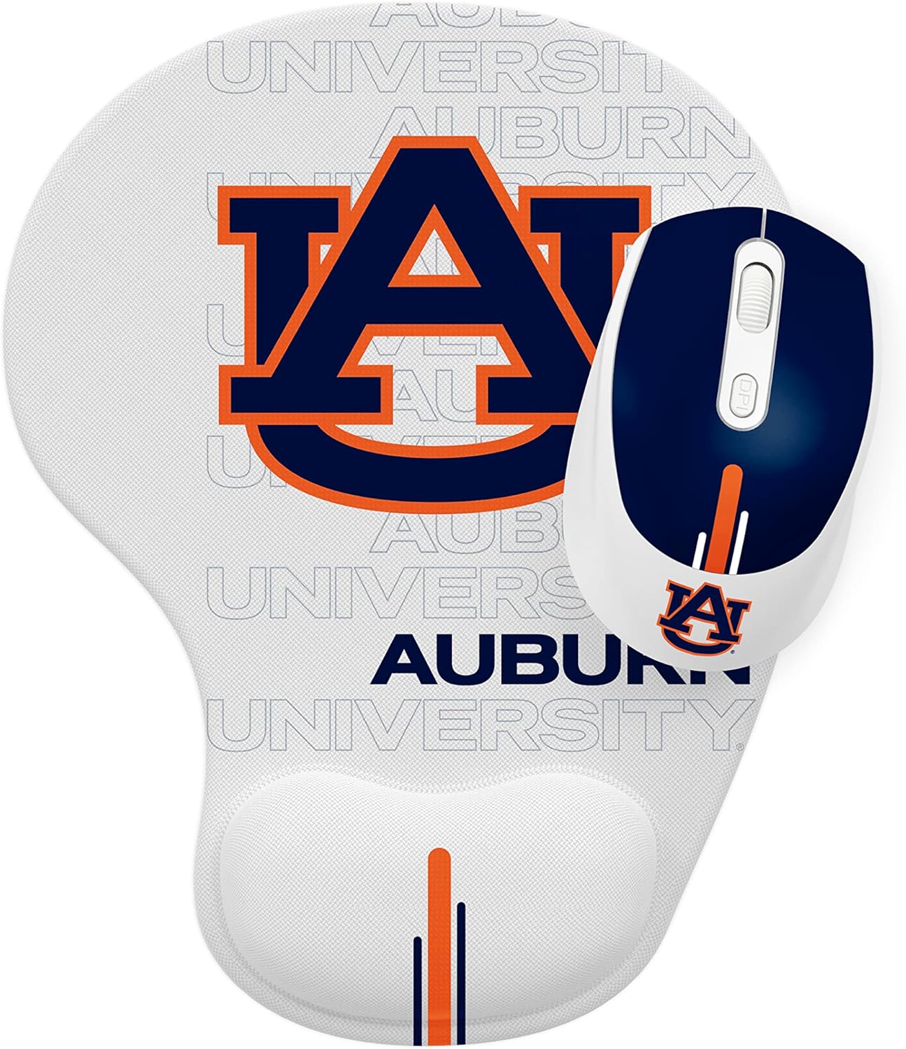 SOAR NCAA Unisex Wireless Mouse with Ergonomic Design and Pad