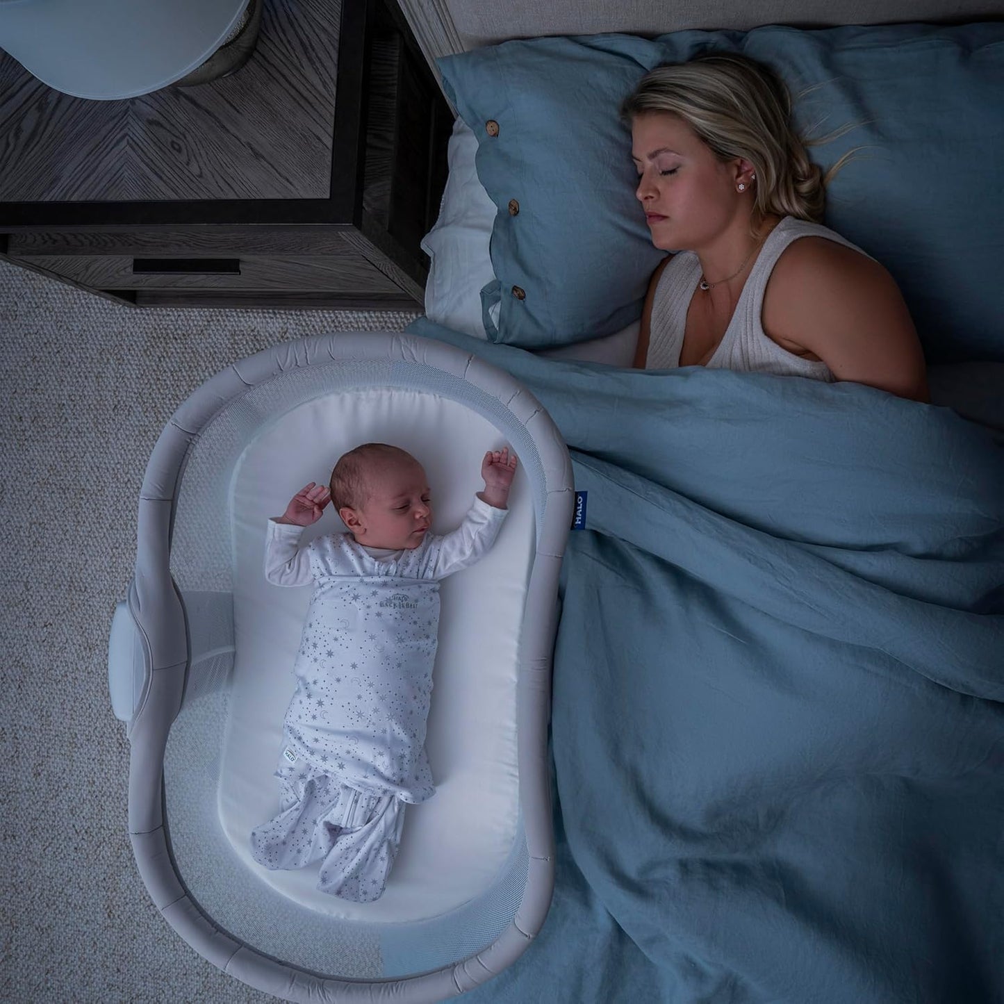 HALO BassiNest Soothing Swivel Sleeper 3.0S for Safe Sleep