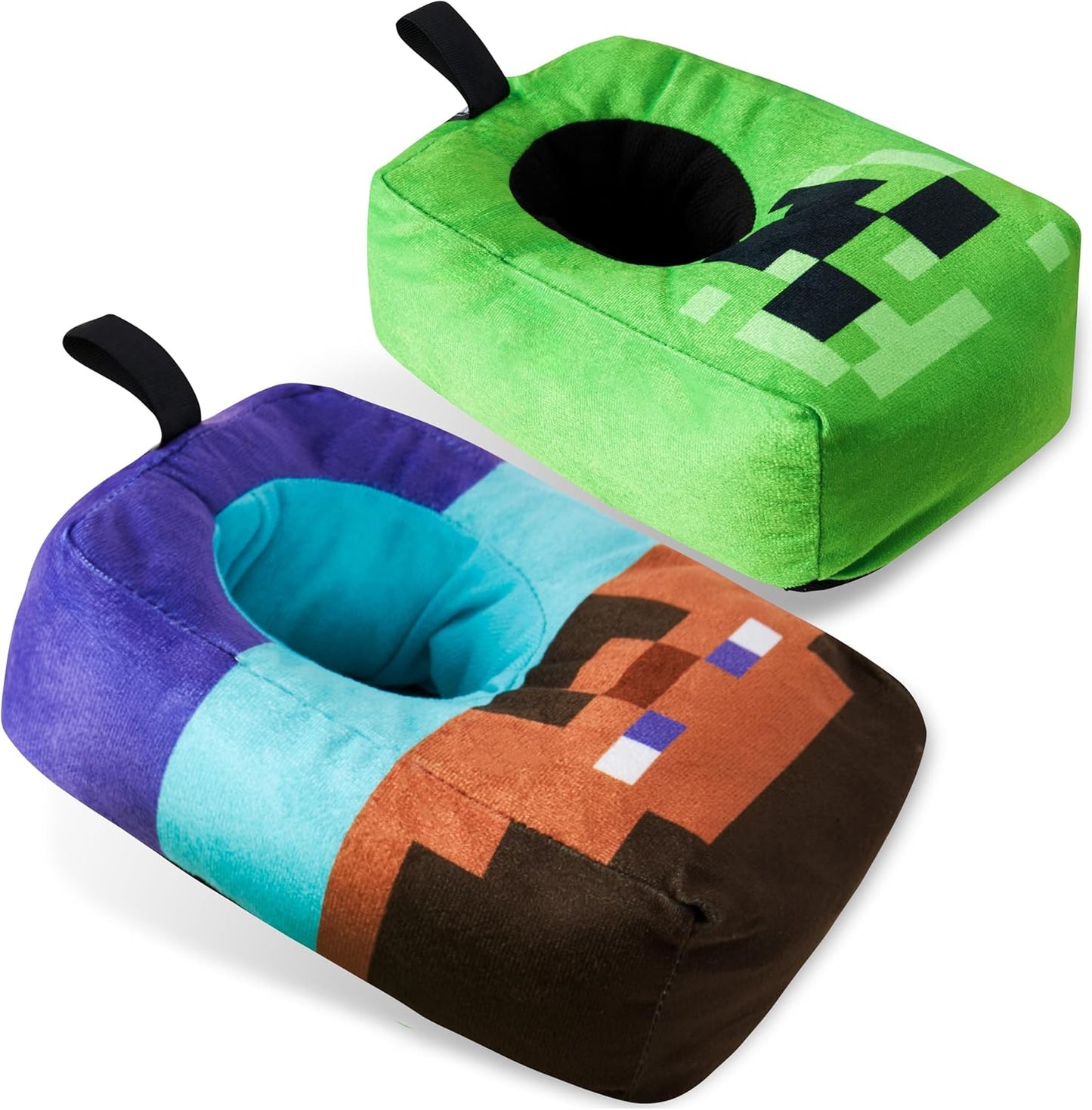 Minecraft Boys Slippers - Cozy Indoor House Shoes for Gamers