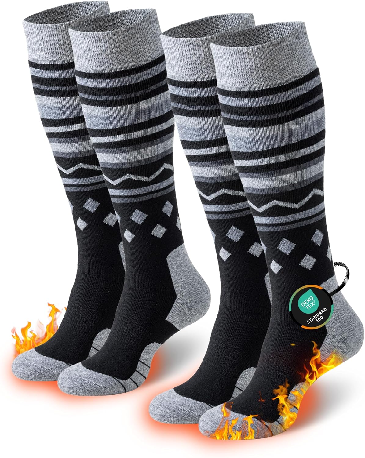 Warm & Cozy Merino Ski Socks by Niorasen