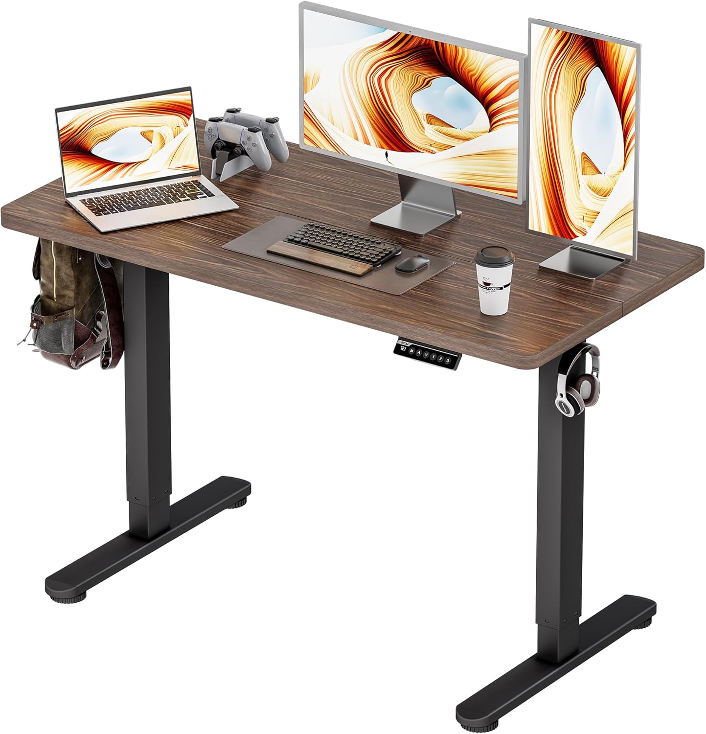 BIZUM Electric Adjustable Standing Desk for Home Office Use