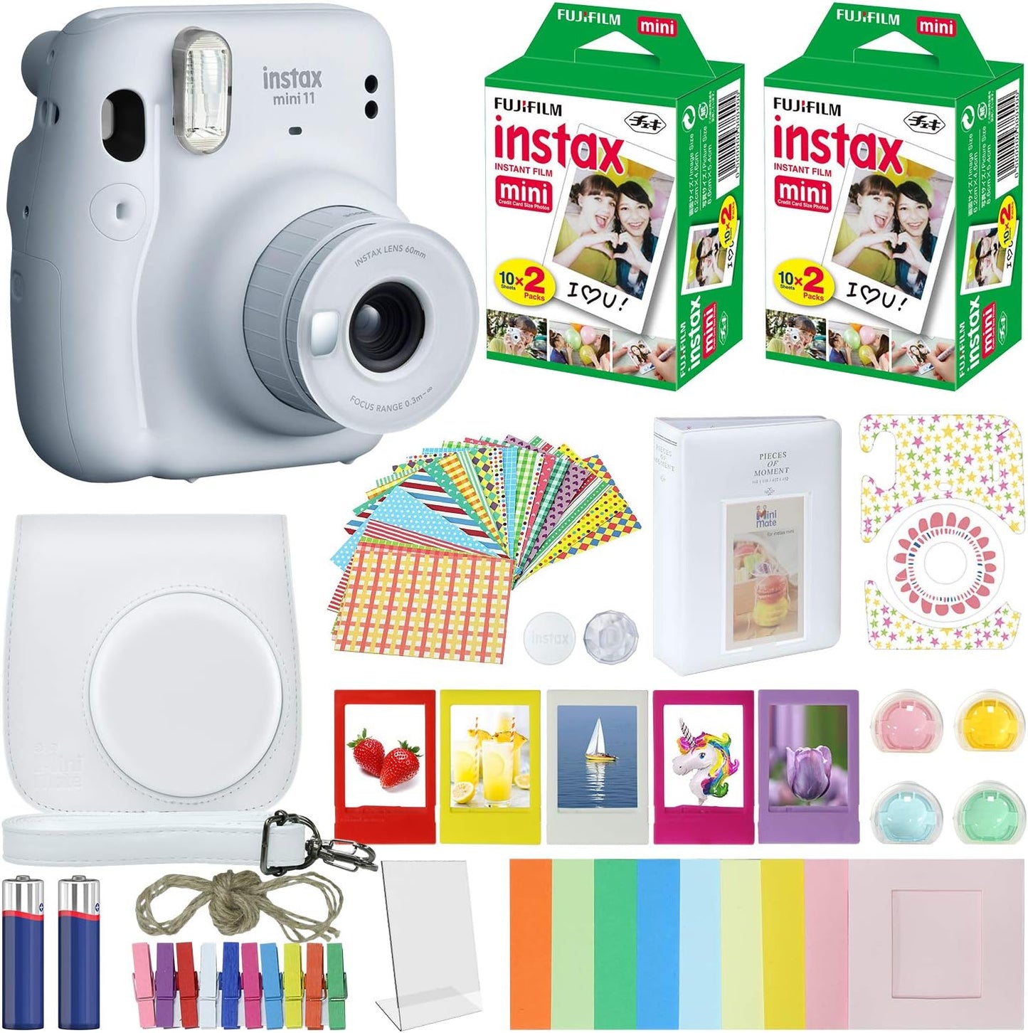 Fujifilm Instax Mini 11 Instant Camera Bundle with Accessories