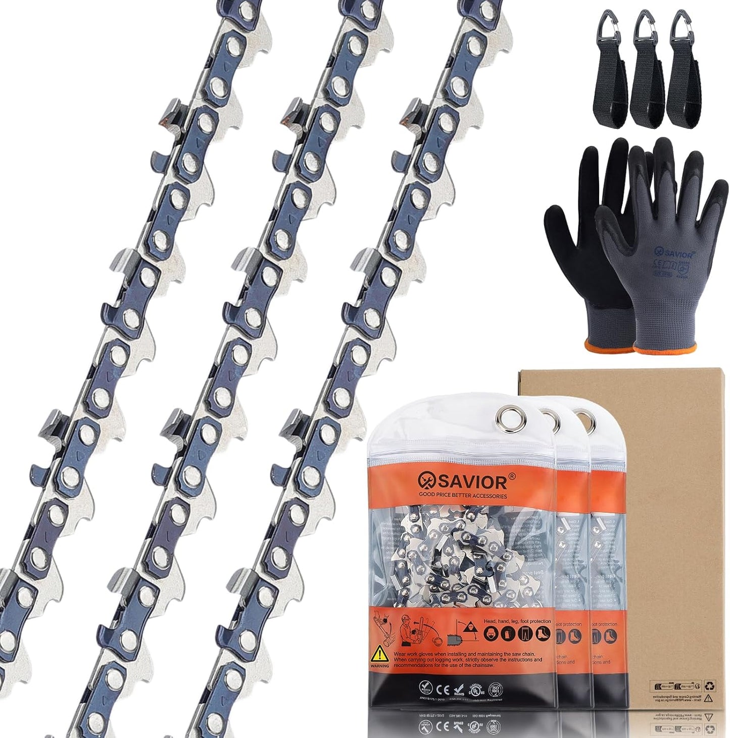Savior 12 Inch Chainsaw Chain Replacement for MSA161T Models