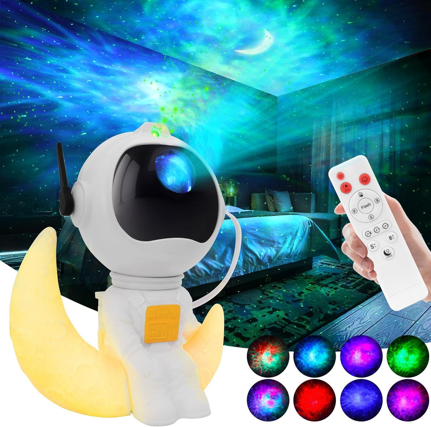 Transform Your Space with 2-in-1 Galaxy Projector