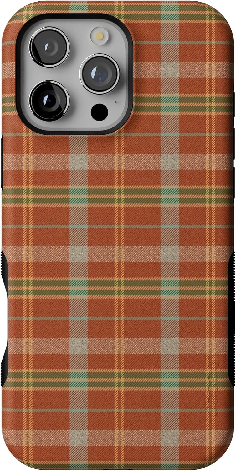 Bold Protective iPhone 16 Pro Case in Spiced Chai Design
