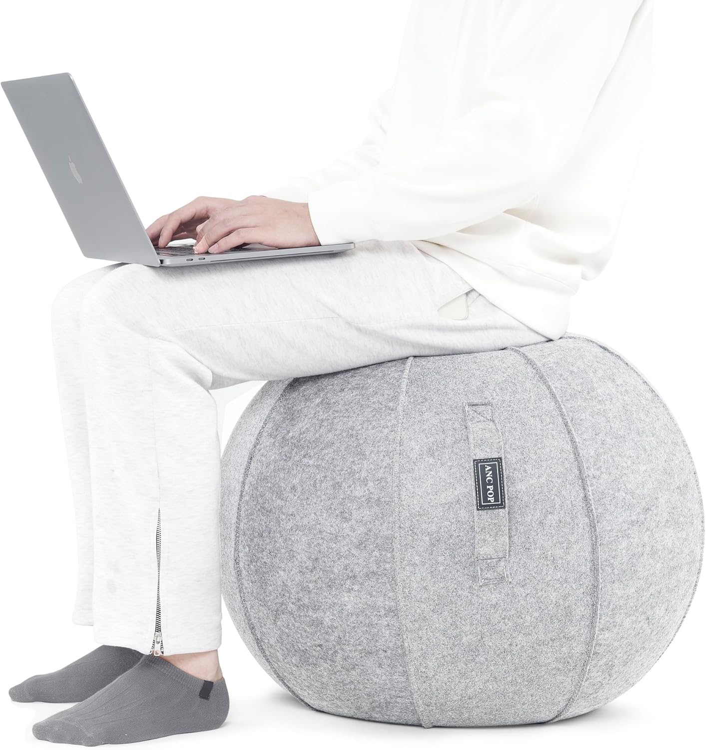 ANC POP Yoga Ball: Heavy Duty, Anti-Slip, Easy Clean