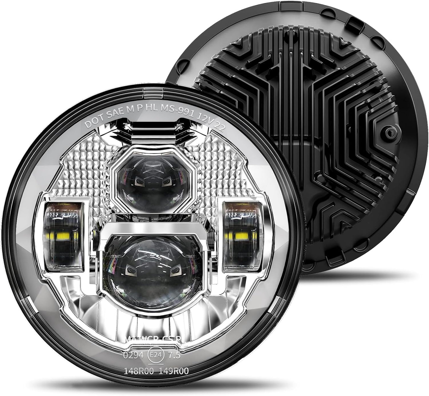 HWSTAR 2023 Upgraded 7 Inch Led Headlights for Jeep Wrangler