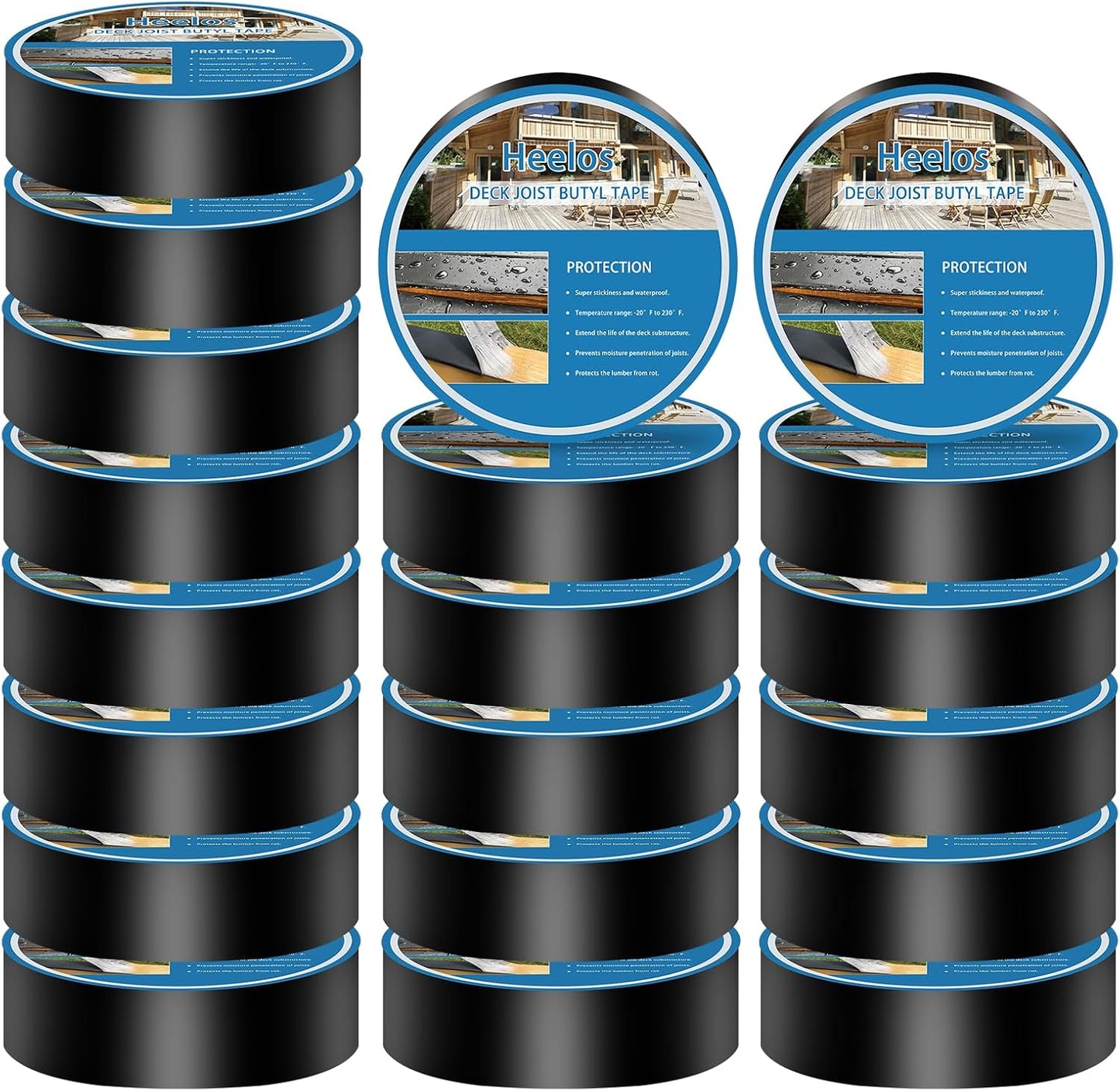 Joist Tape for Decking 1-5/8ft'50ft - Weather-Resistant Butyl Tape