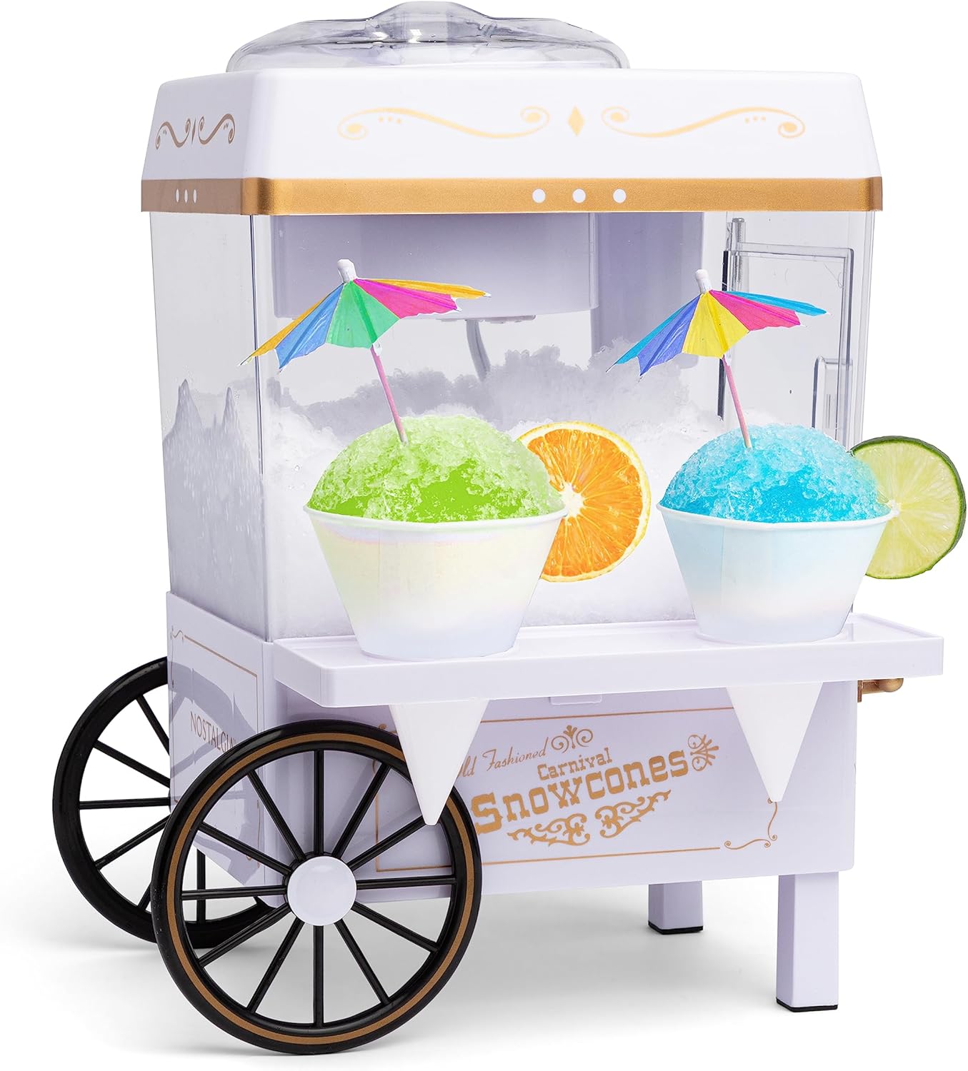 Nostalgia Snow Cone Shaved Ice Machine for Delicious Treats