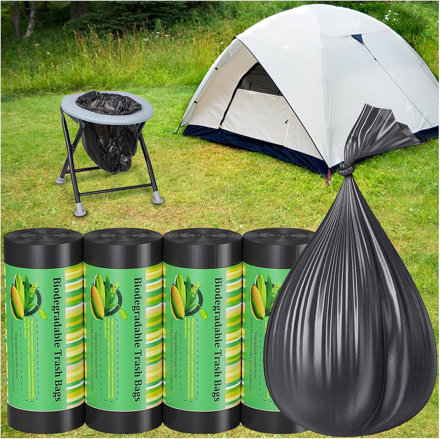 Pakimi 120 Portable Toilet Bags: Convenient Camp Potty Solution