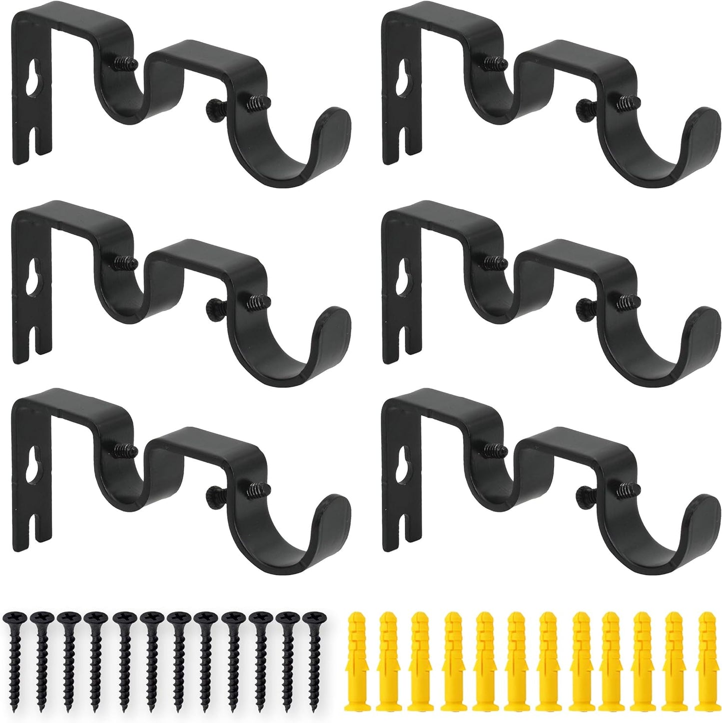 Double Your Curtain Hanging Capacity with AddGrace Heavy Duty Brackets