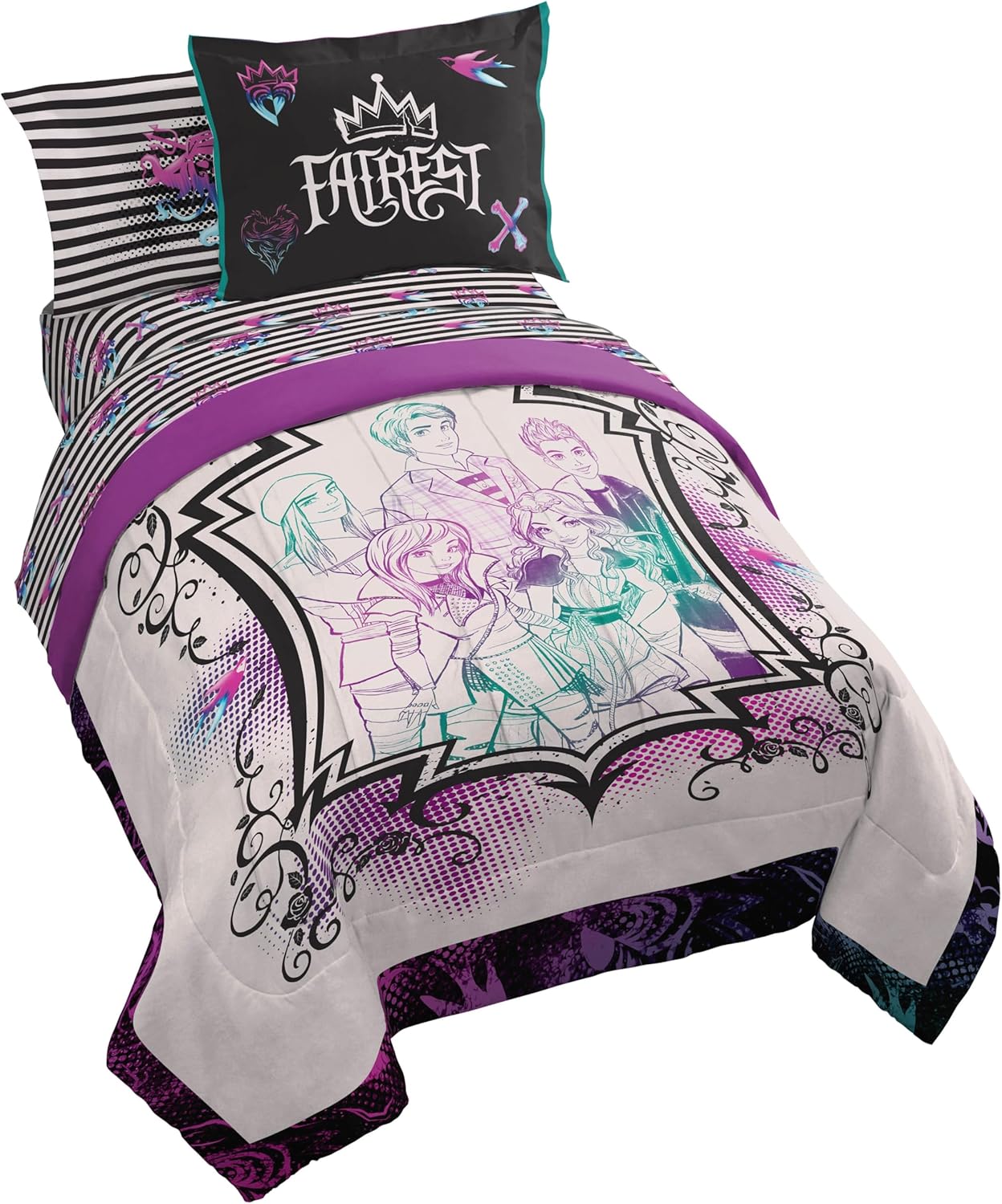 Jay Franco Kids Comforter Set with Sheets for Stylish Decor