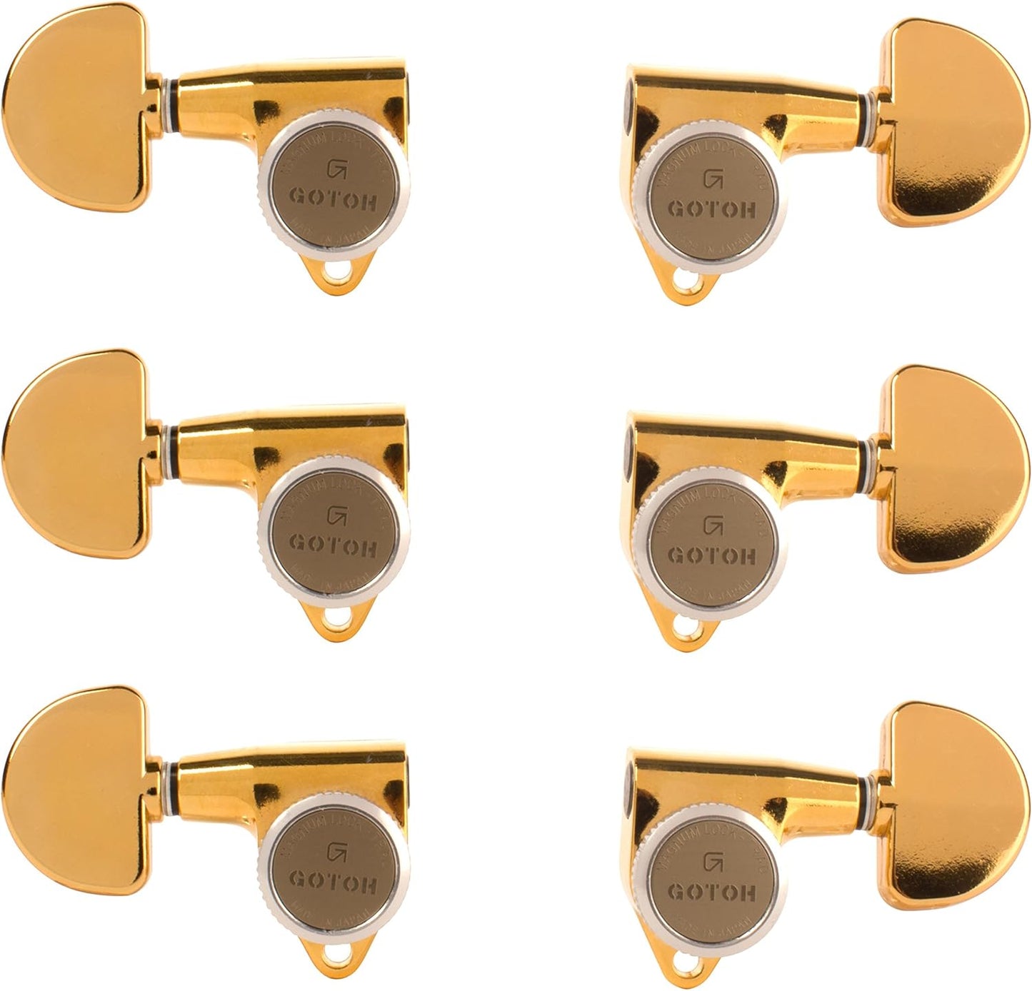 Gotoh Magnum Lock-Trad Guitar Tuners for Enhanced Tuning Stability
