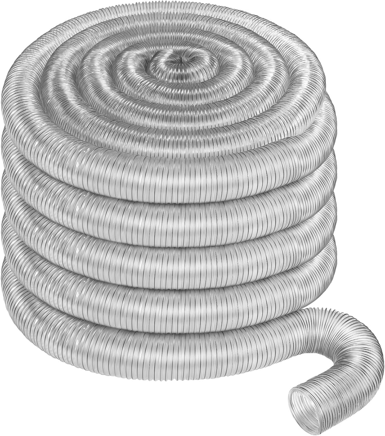 Therwen 4 x 40ft Flexible PVC Dust Collection Hose for Workshops