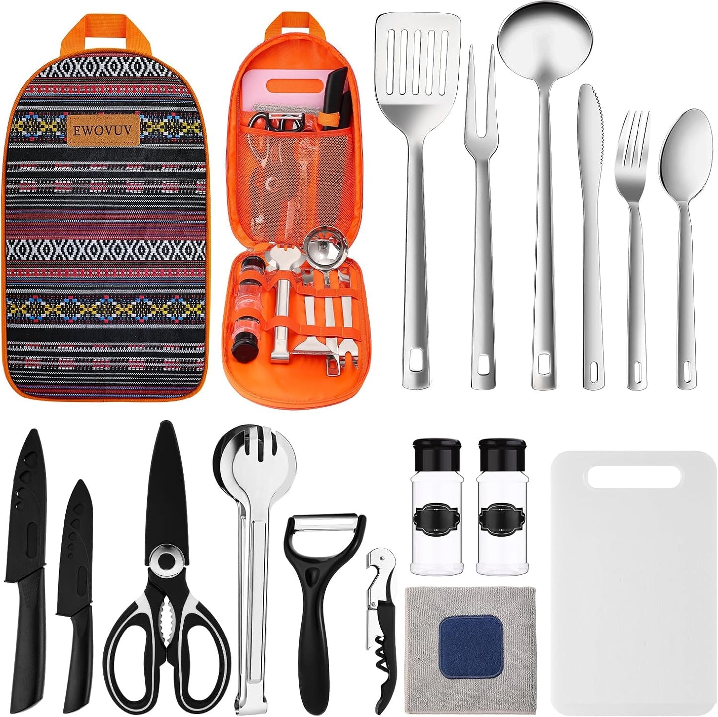 Portable Camping Cookware Set - Outdoor Kitchen Gear