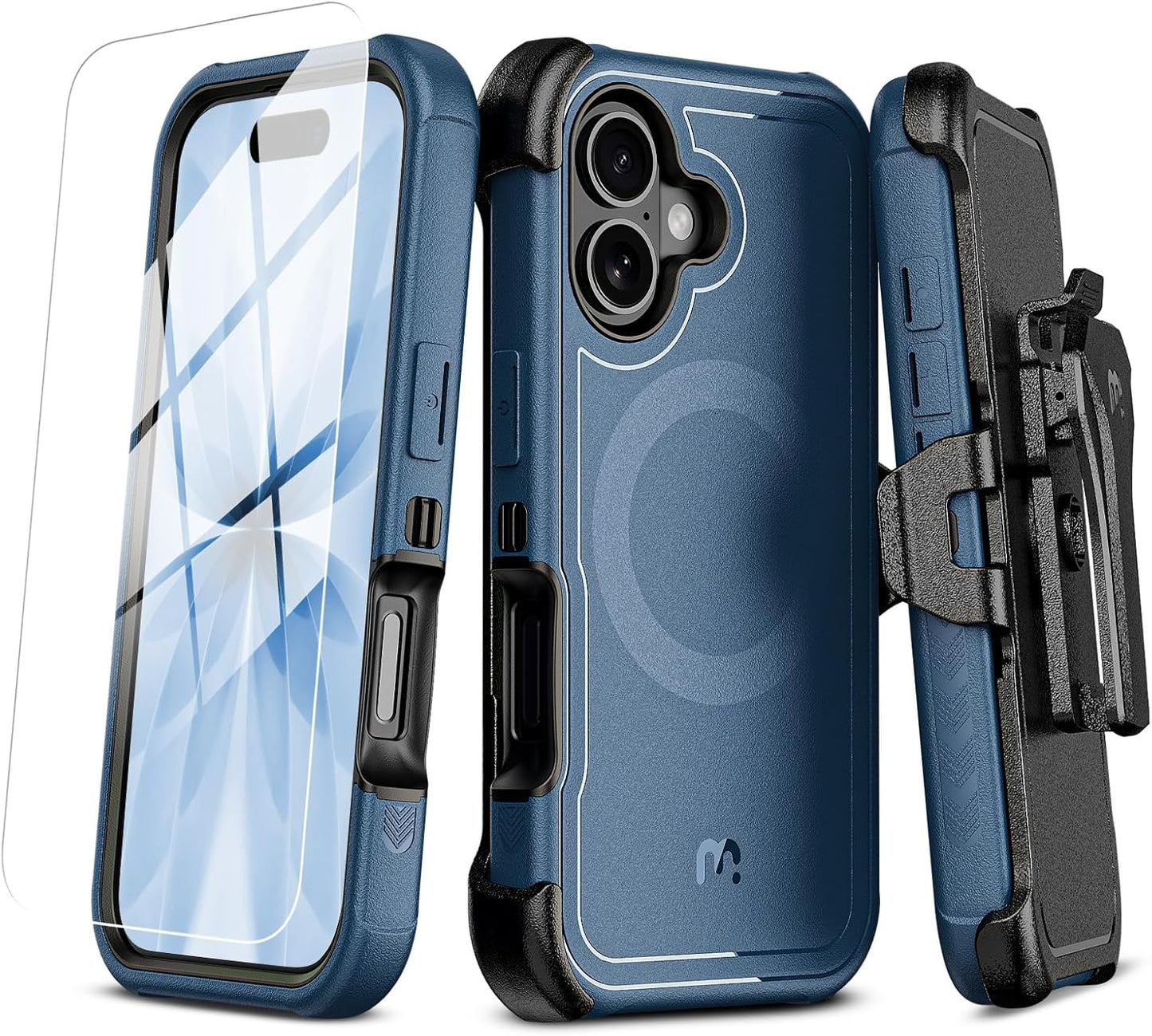 Maverick Series Heavy Duty Case for iPhone 17 with Holster
