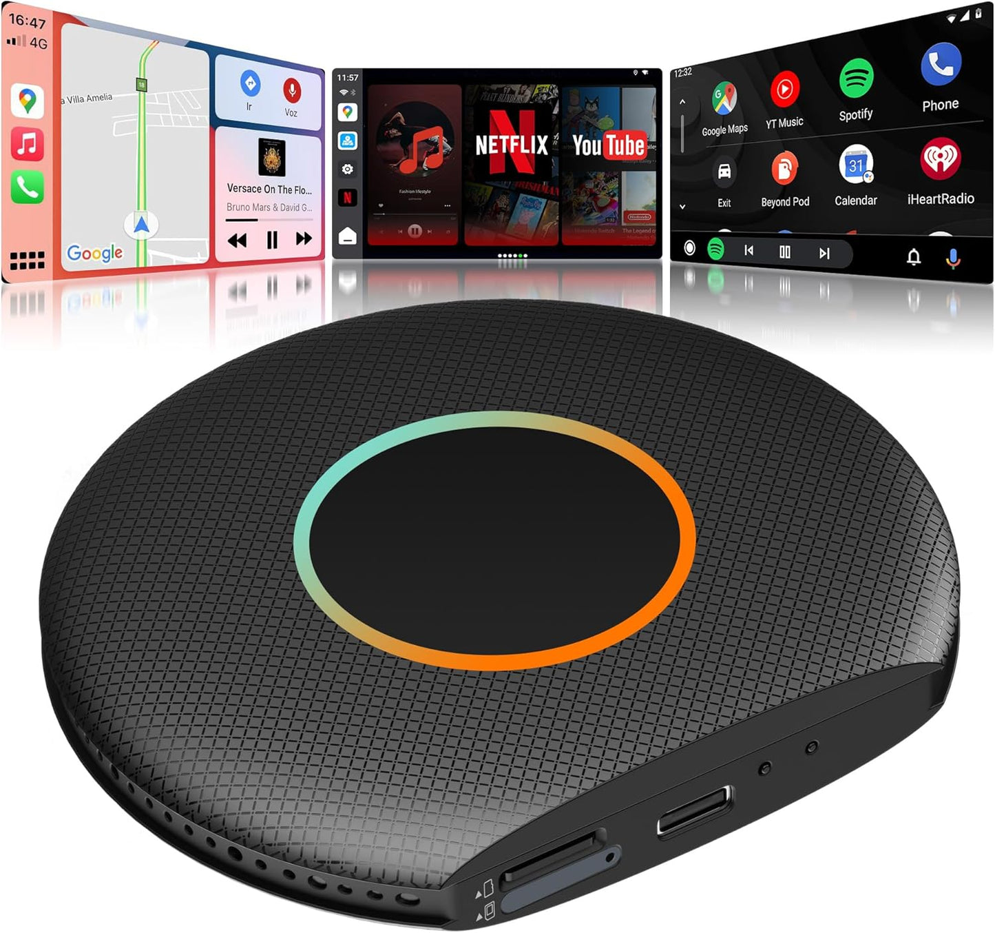 Ai Box Carplay/Android Auto Wireless - 6-in-1 Magic Ai Box