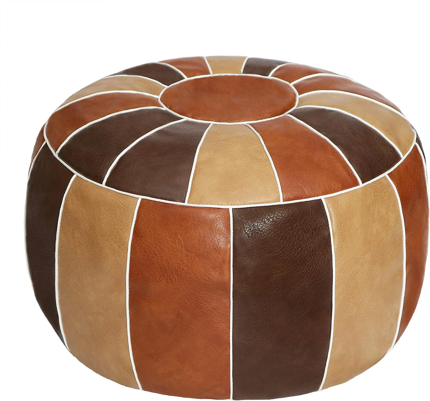 Unstuffed Moroccan Storage Pouf Foot Stool for Home Decor