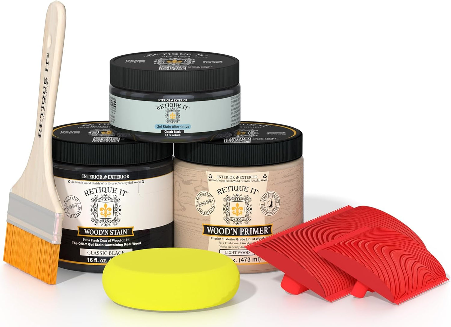 Retique It Wood Finish Multi-Purpose Kit for Stunning Results