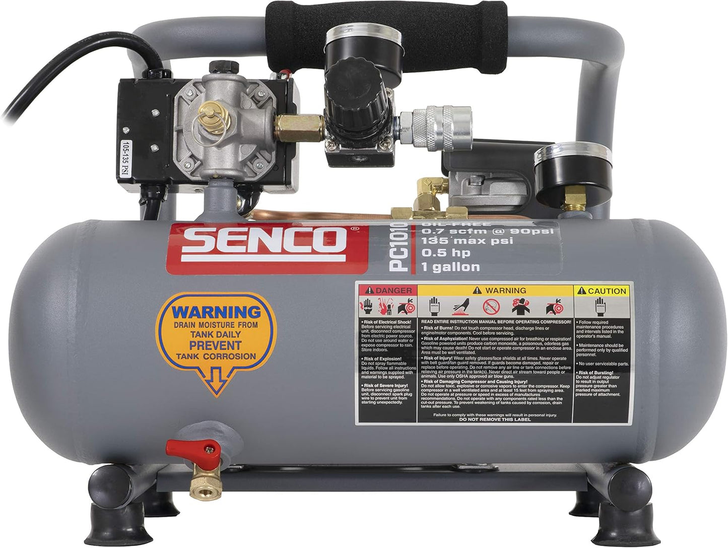 Senco PC1010 Portable Hot Dog Air Compressor