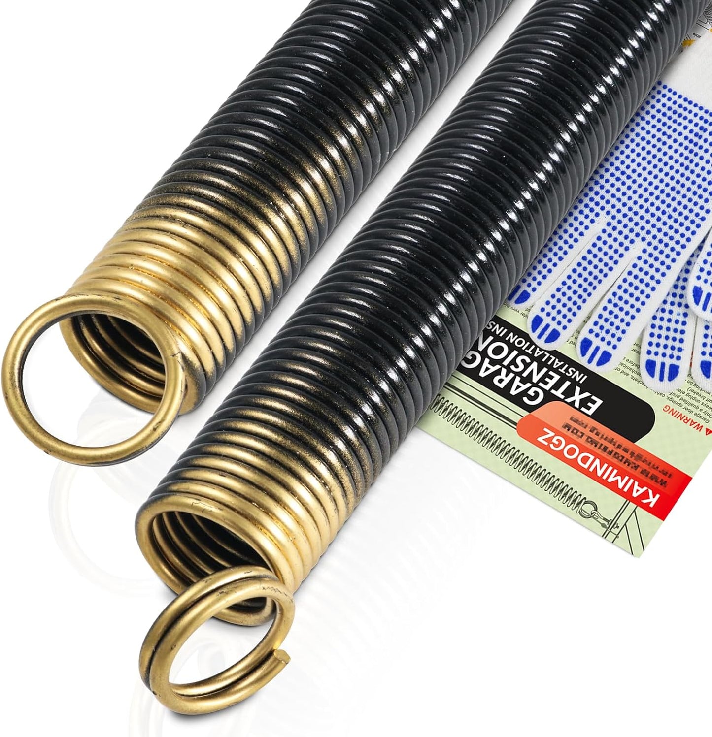 180lb Heavy Duty Garage Door Extension Springs for 7ft Doors