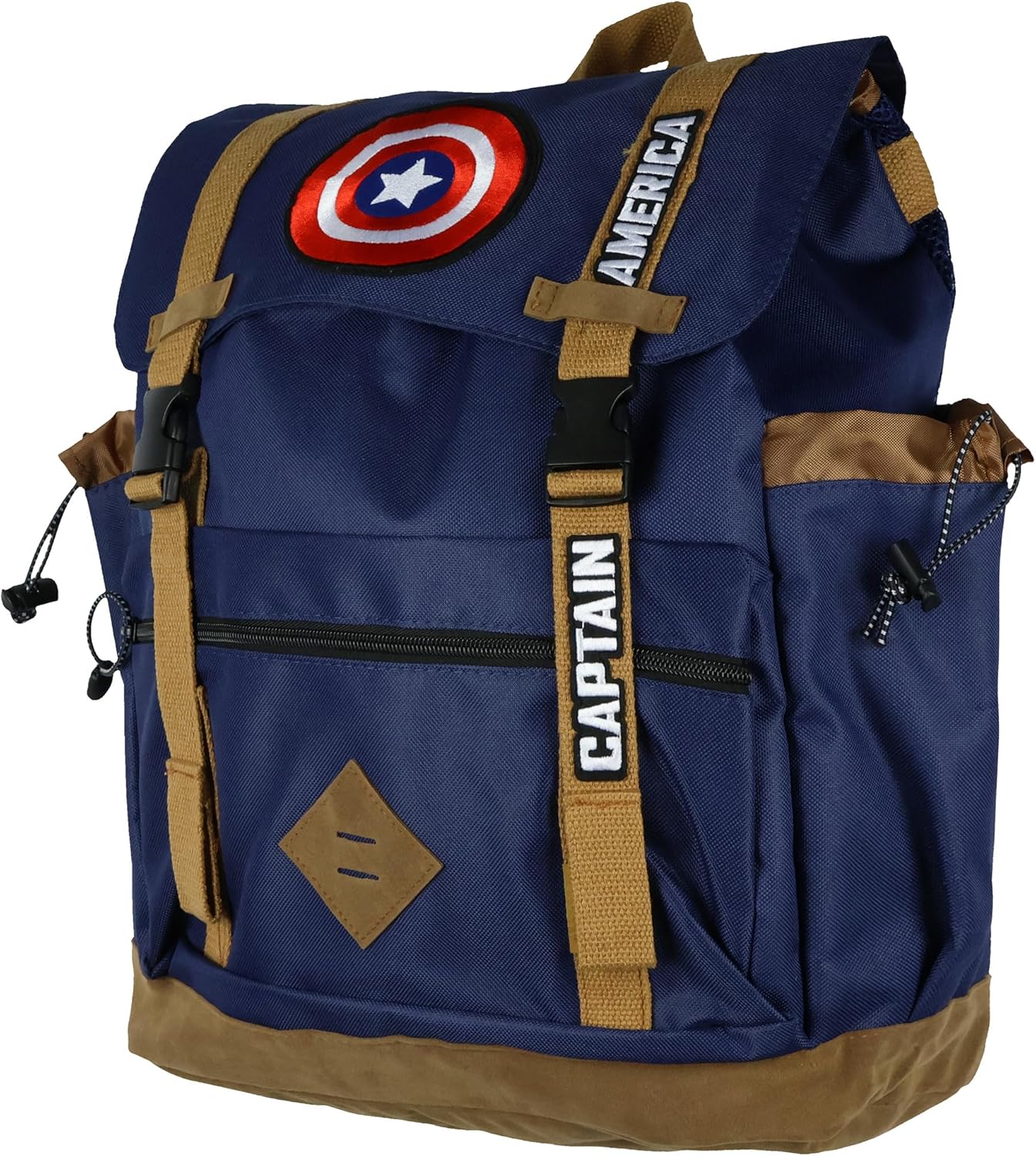Marvel Captain America Flaptop Backpack with Embroidered Logo