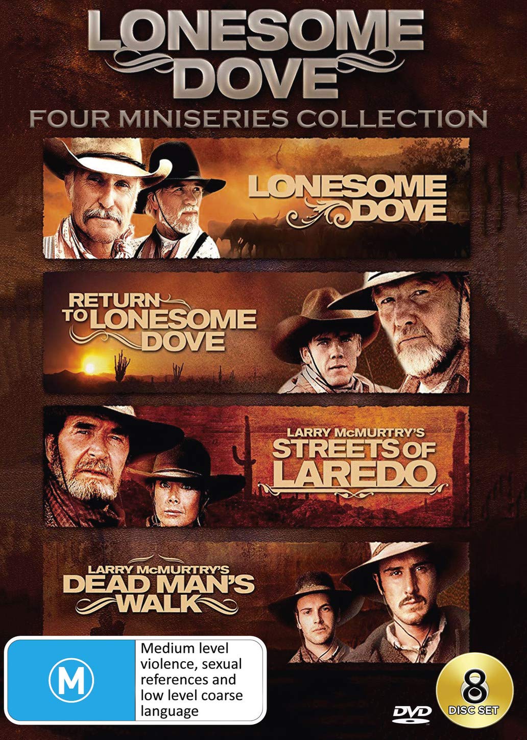 Lonesome Dove 4 Miniseries Collection - A Western Epic Journey