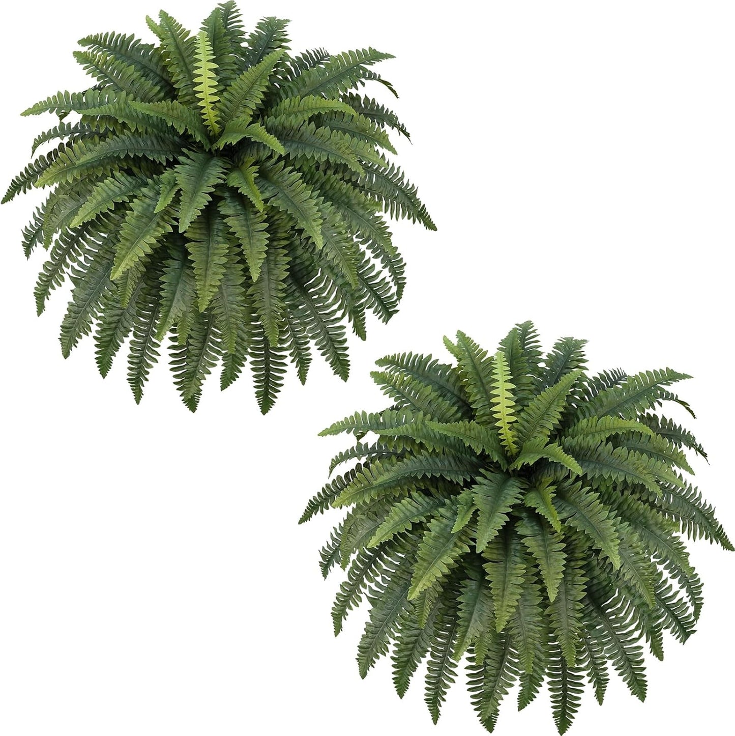 42 Inch Artificial Boston Ferns for Home Decor and Gardens