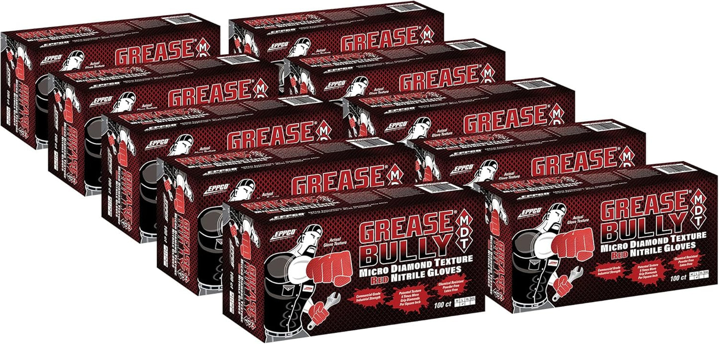 EPPCO Red Nitrile Gloves: Superior Grip for Mechanics