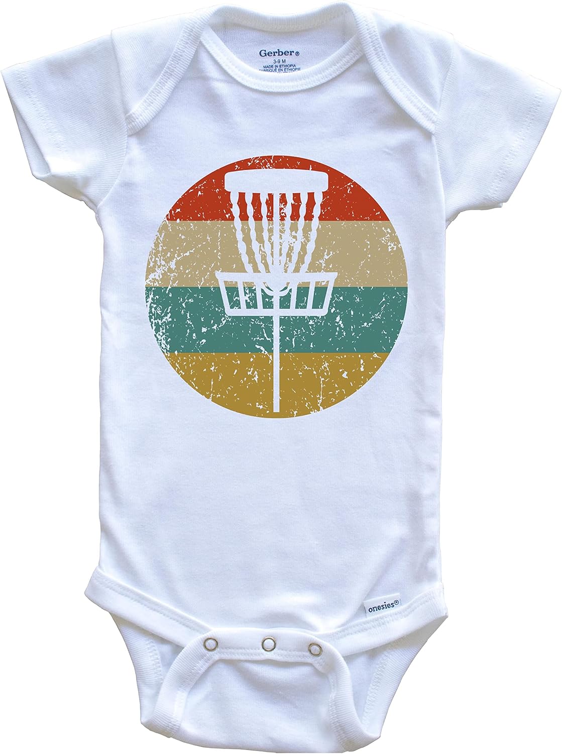 Vintage Disc Golf Baby Bodysuit