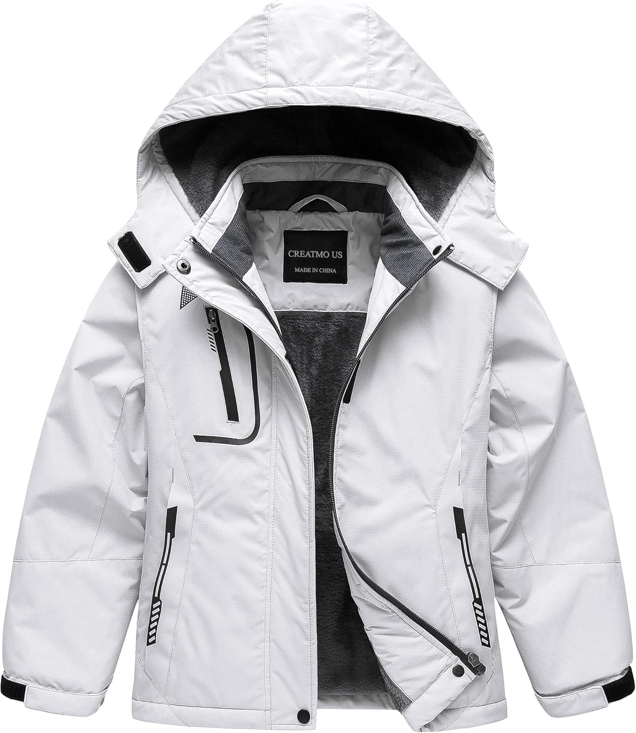 Waterproof Girls Ski Jacket - Warm & Windproof Coat