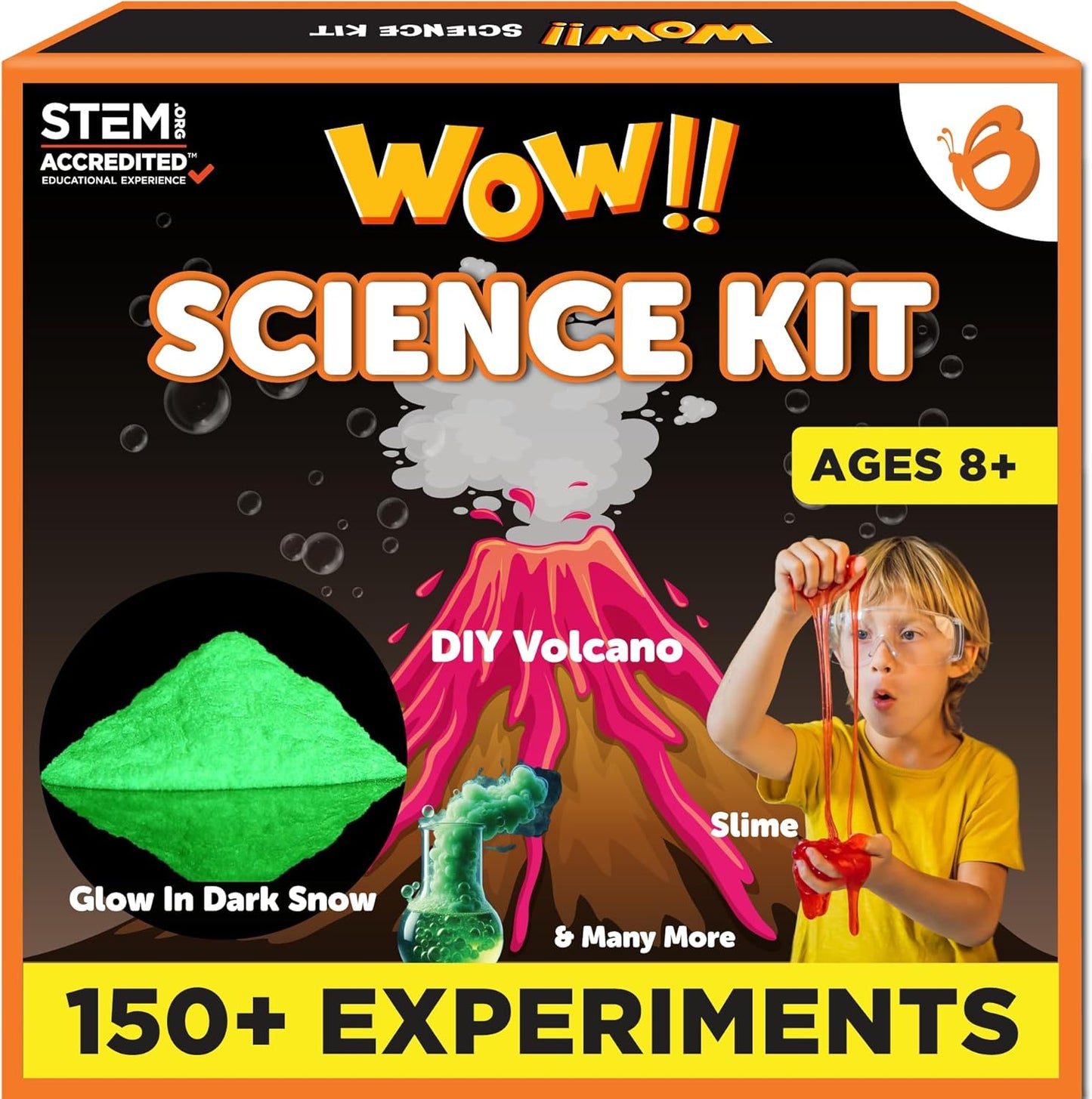 Butterfly EduFields 150+ Science Kits for Kids Age 8-14 Fun Learning