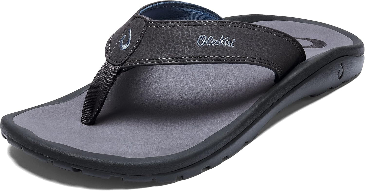 Ohana Men's Beach Sandals: Water Resistant Flip Flops for Comfort